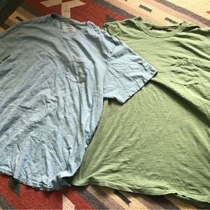 Eddie Bauer Mens Large pocket tees